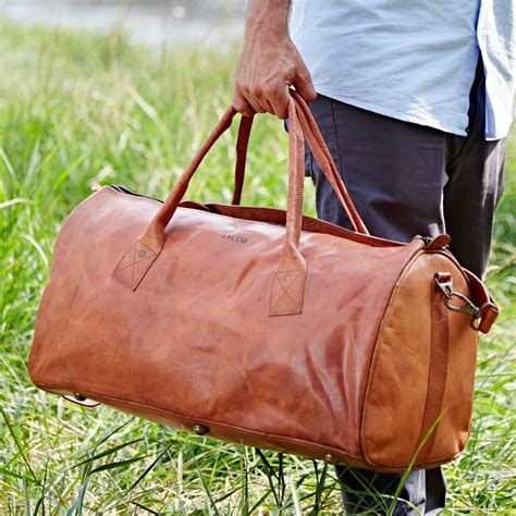 fake leather travel duffle bag|leather travel duffel bag men's.